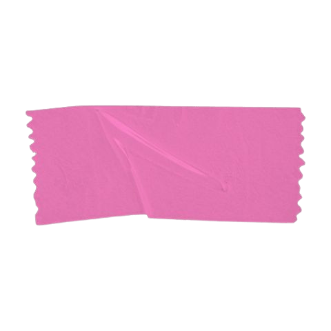 A piece of pink washi tape.